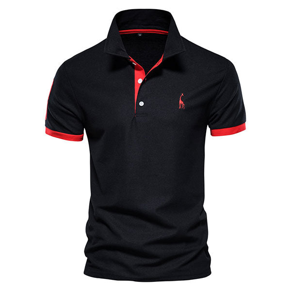 Fashion Stand Collar Men's Golf T-Shirt