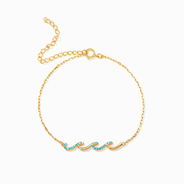 Water Wave 925 Sterling Silver Bracelets