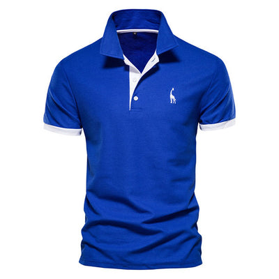 Fashion Stand Collar Men's Golf T-Shirt