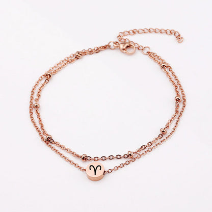 Fashion Zodiac Sign Waist Bracelet Or Anklet