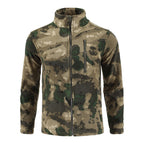Fashion Men's Stand Collar Front Pocket Men's Fleece