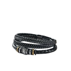 Simple Design Leather Men's Bracelet