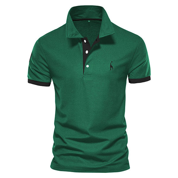 Fashion Stand Collar Men's Golf T-Shirt