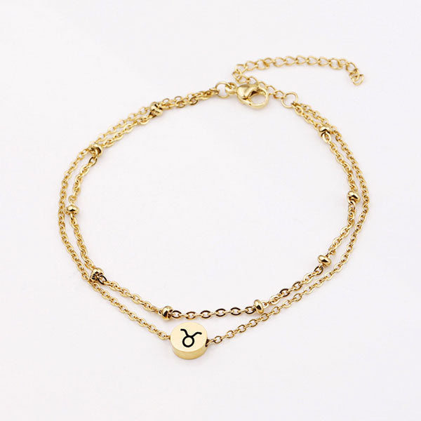 Fashion Zodiac Sign Waist Bracelet Or Anklet