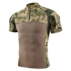 Fashion Men's Short Sleeve Round Collar T-shirt