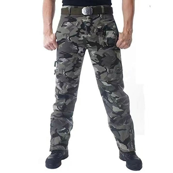 Fashion Classic Men's 100% Cotton Cargo Pants Daily Wear