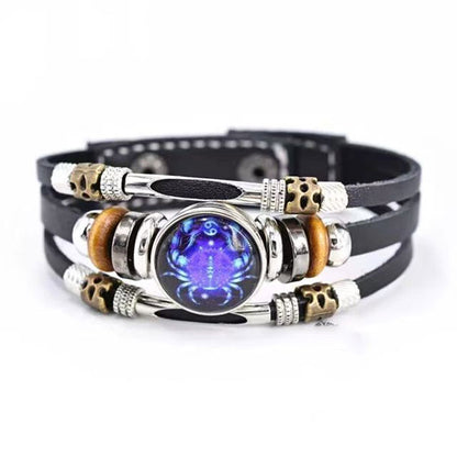 Buy One And Get One Free Zodiac Sign Luminous Bracelet Family Gifts Friends Gifts