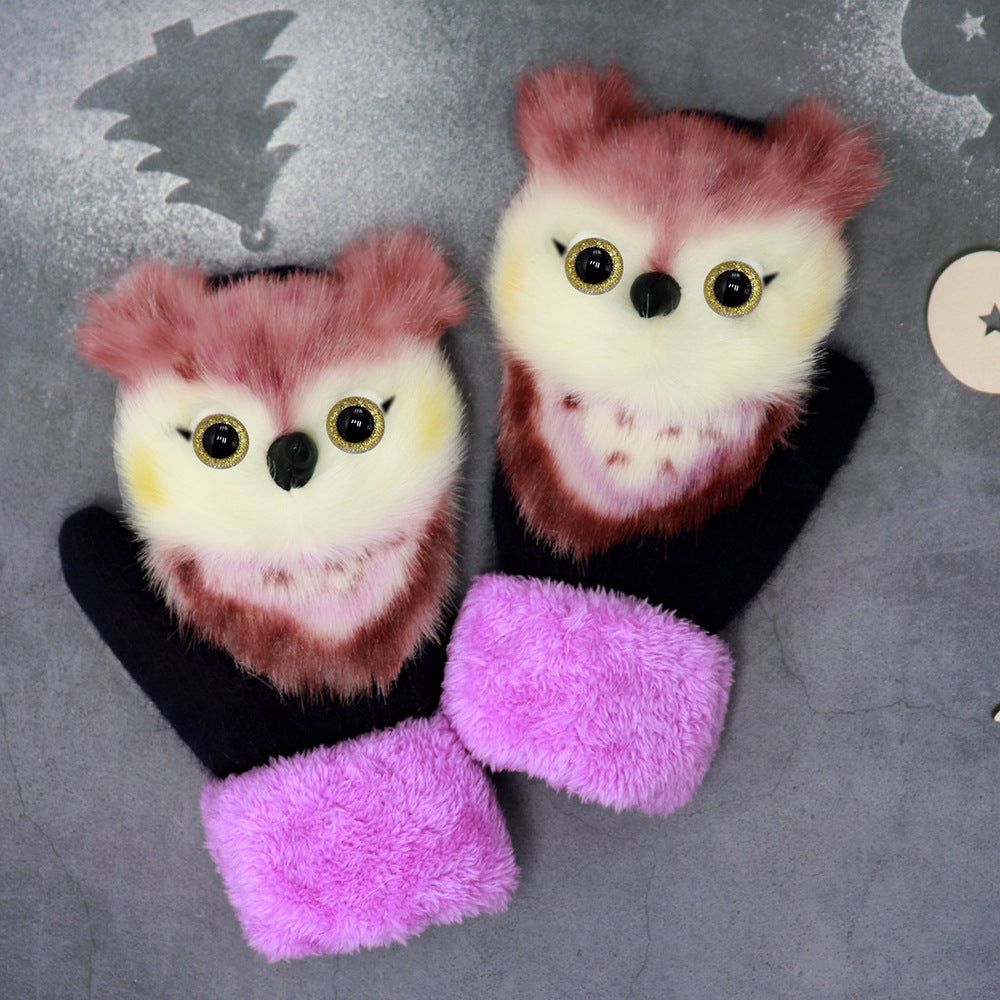 Fashion Cute Animal Women Gloves