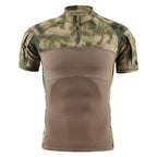 Fashion Men's Short Sleeve Round Collar T-shirt