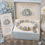 Fashion Zodiac Sign Handmade Bracelet With Matching Box