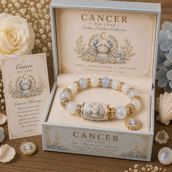 Fashion Zodiac Sign Handmade Bracelet With Matching Box