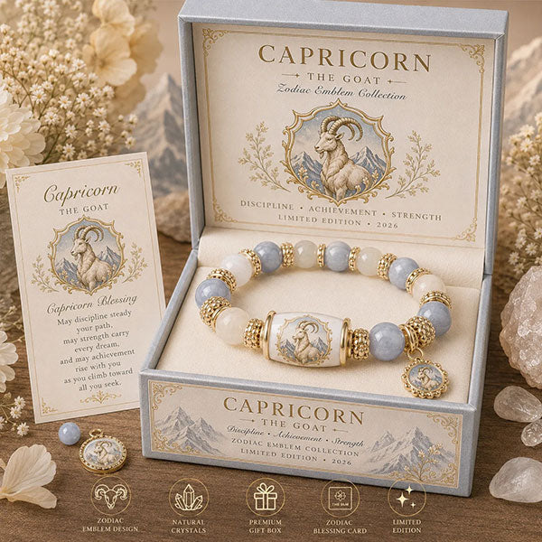 Fashion Zodiac Sign Handmade Bracelet With Matching Box
