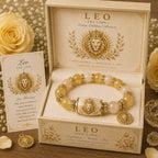 Fashion Zodiac Sign Handmade Bracelet With Matching Box