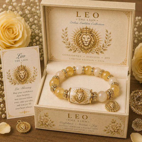 Fashion Zodiac Sign Handmade Bracelet With Matching Box
