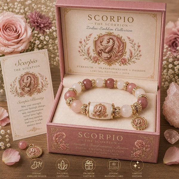 Fashion Zodiac Sign Handmade Bracelet With Matching Box