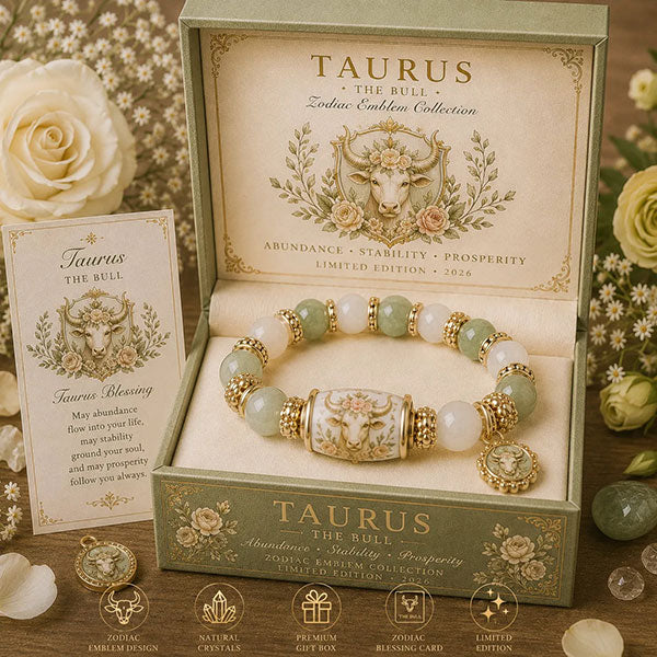 Fashion Zodiac Sign Handmade Bracelet With Matching Box
