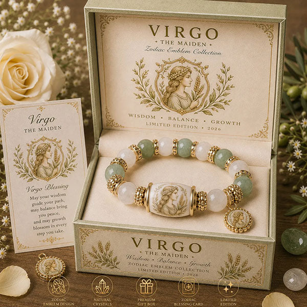 Fashion Zodiac Sign Handmade Bracelet With Matching Box