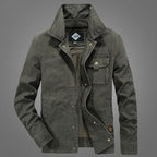Fashion Classic Stand Collar Men's Cotton Jacket