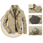 Fashion Classic Stand Collar Men's Cotton Jacket
