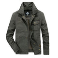 Fashion Classic Stand Collar Men's Cotton Jacket