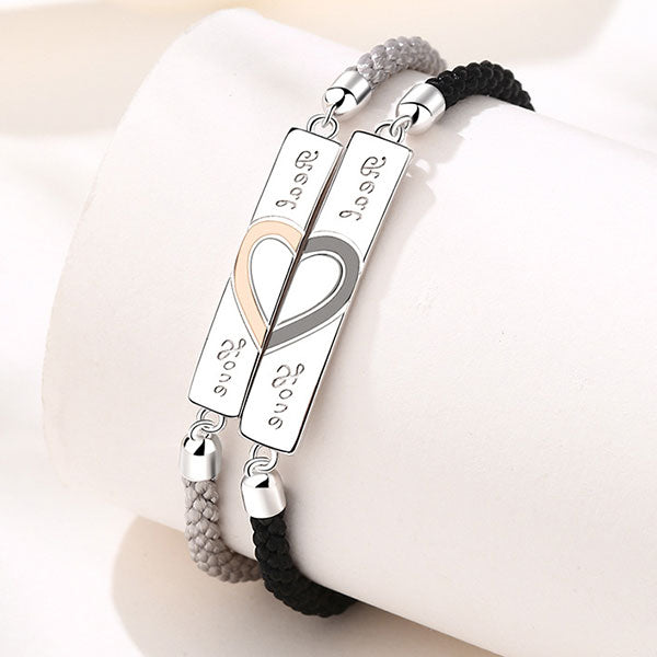 Love Letter 999 Silver Bracelets For Couples