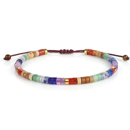 Fashion Natural Stone Chakras Energy Yoga And Meditation Bracelet