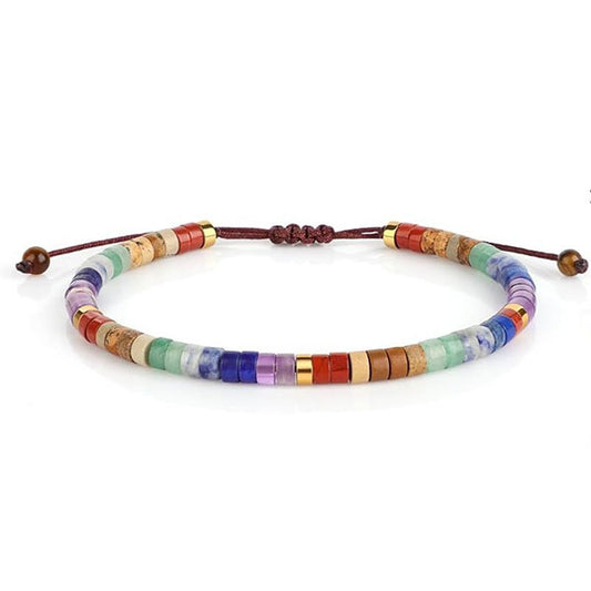 Fashion Natural Stone Chakras Energy Yoga And Meditation Bracelet