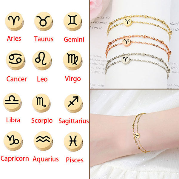 Fashion Zodiac Sign Waist Bracelet Or Anklet