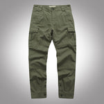 Daily Wear Cotton Made Men's Cargo Pants With Side Pockets