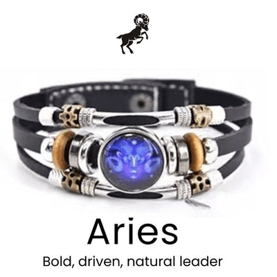 Astrological Sign Luminous Bracelet Super Bright In The Dark
