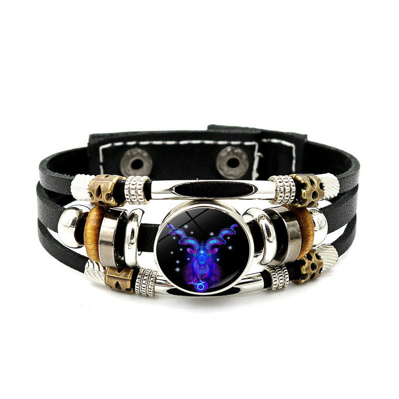 Astrological Sign Luminous Bracelet Super Bright In The Dark