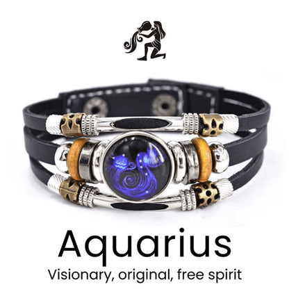 Astrological Sign Luminous Bracelet Super Bright In The Dark Bundle Sale