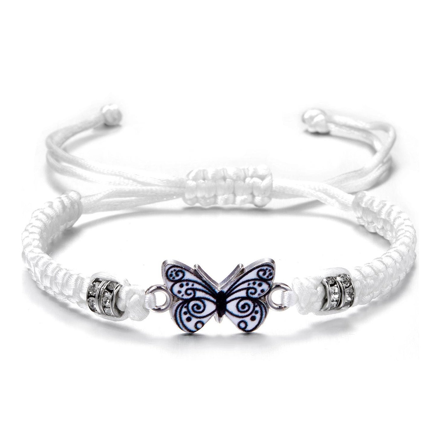 Fashion Adjustable String Butterfly Bracelets For Friends And Family Members