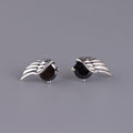 Fashion Angel Wing Shape 925 Sterling Silver Earrings Price A Pair