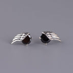Fashion Angel Wing Shape 925 Sterling Silver Earrings Price A Pair