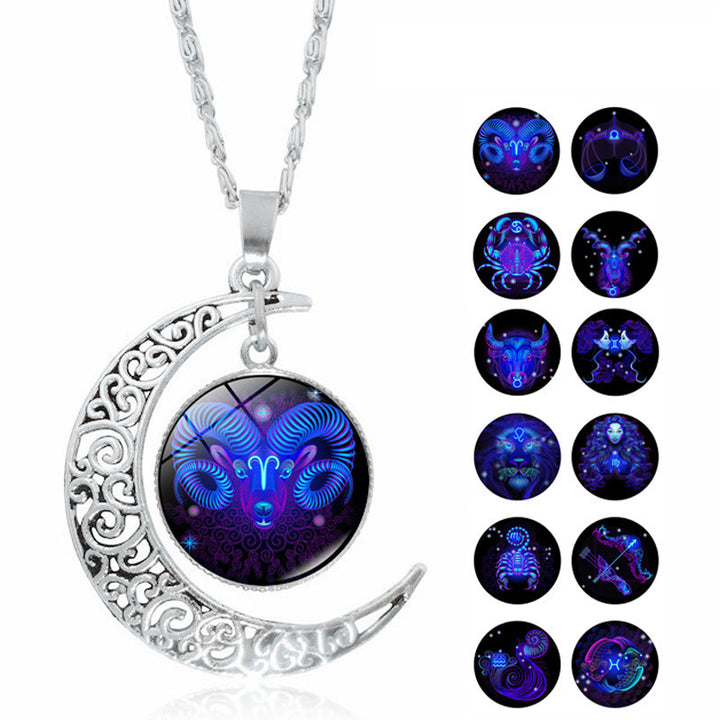 Astrological Sign Luminous Bracelet And Necklace Sets