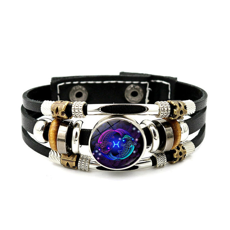 Astrological Sign Luminous Bracelet Super Bright In The Dark