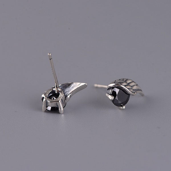 Fashion Angel Wing Shape 925 Sterling Silver Earrings Price A Pair