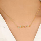 Water Wave 925 Sterling Silver Necklace