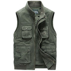 Solid Color Men's Cotton Vest For Sports And Outdoors