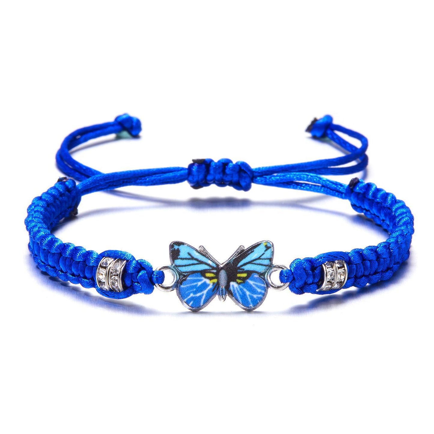 Fashion Adjustable String Butterfly Bracelets For Friends And Family Members