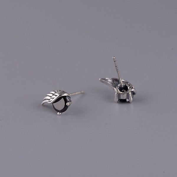 Fashion Angel Wing Shape 925 Sterling Silver Earrings Price A Pair