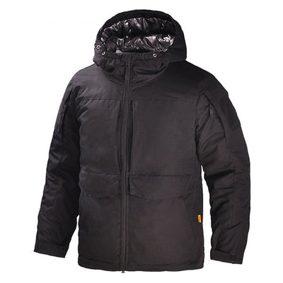 Solid Color Men's Jacket For Cold Weather