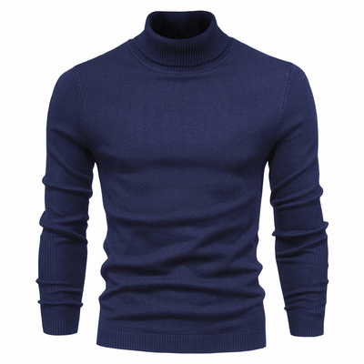 Stand Collar Solid Color Men's Shirt