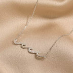 Water Wave 925 Sterling Silver Necklace