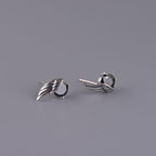 Fashion Angel Wing Shape 925 Sterling Silver Earrings Price A Pair