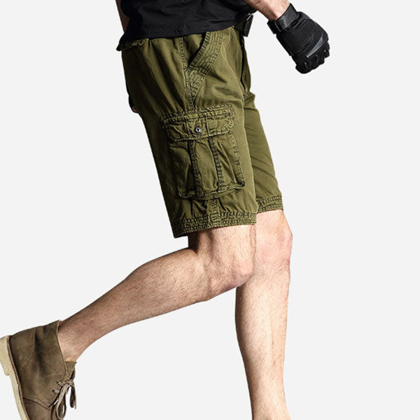 Men's Staight Loose Short Cargo Pants Multi Colors
