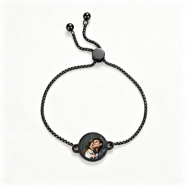 Unique Heat-Activated Photo Upload Adjustable Bracelet