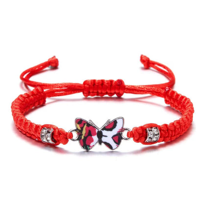 Fashion Adjustable String Butterfly Bracelets For Friends And Family Members