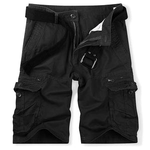 Men's Cotton Cargo Short Pants Multi-Pocket